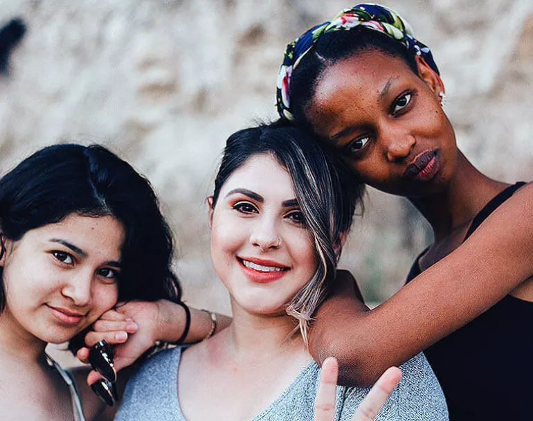 Three young Covenant Home residents.