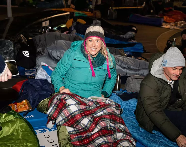 Covenant Home Sleep Out Volunteer